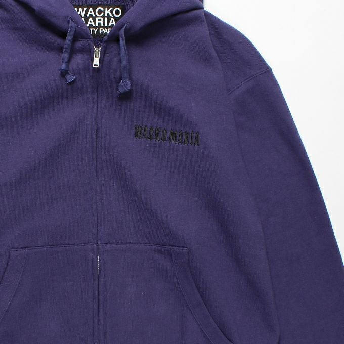 WACKO MARIA HEAVY WEIGHT FULL ZIP HOODED SWEAT SHIRT (TYPE-1