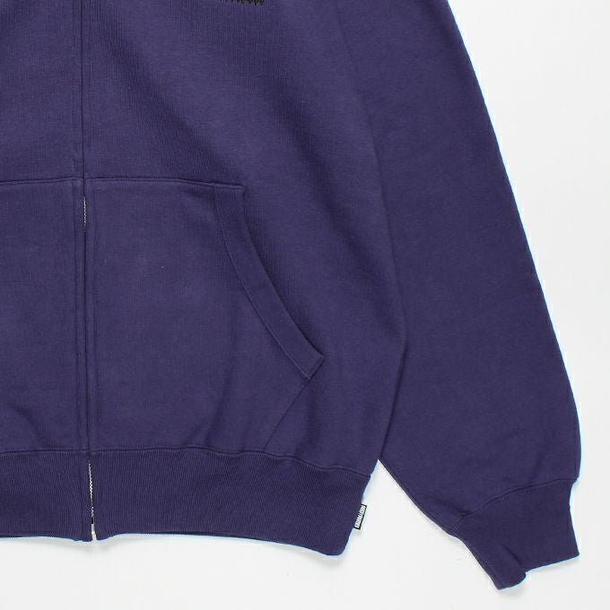 紺L【WACKOMARIA】FULL ZIP SWEAT／新品タグ付／送料込 WACKO MARIA HEAVY WEIGHT FULL ZIP HOODED SWEAT SHIRT (TYPE-1