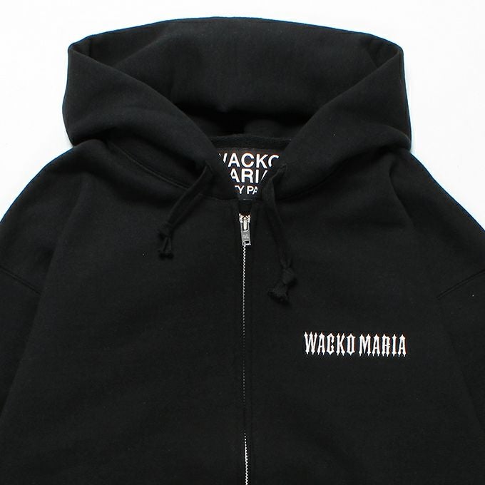 WACKO MARIA HEAVY WEIGHT FULL ZIP HOODED SWEAT SHIRT (TYPE-1 WACKO MARIA HEAVY WEIGHT FULL ZIP HOODED SWEAT SHIRT (TYPE-1
