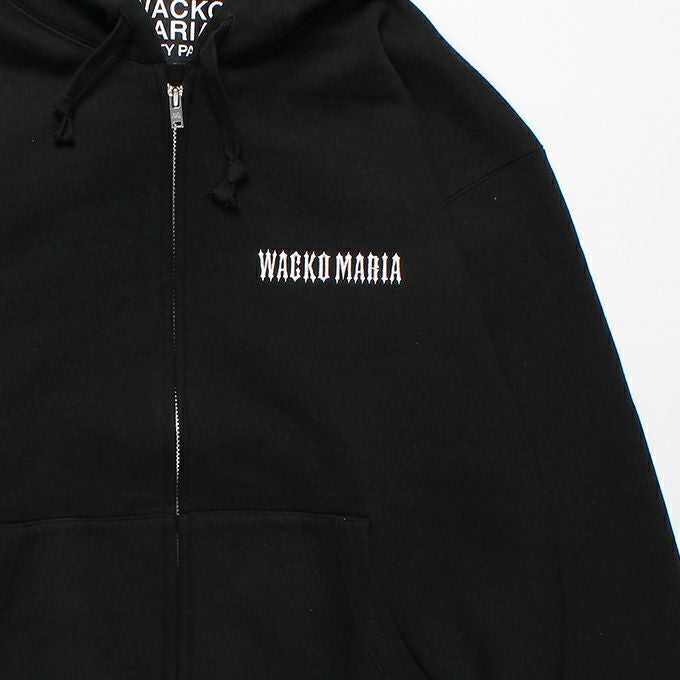 WACKO MARIA HEAVY WEIGHT FULL ZIP HOODED SWEAT SHIRT (TYPE-1