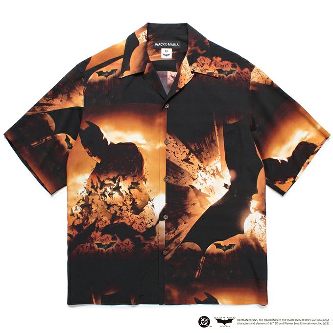 WACKO MARIA THE DARK KNIGHT TRILOGY / S/S HAWAIIAN SHIRT (TYPE-1