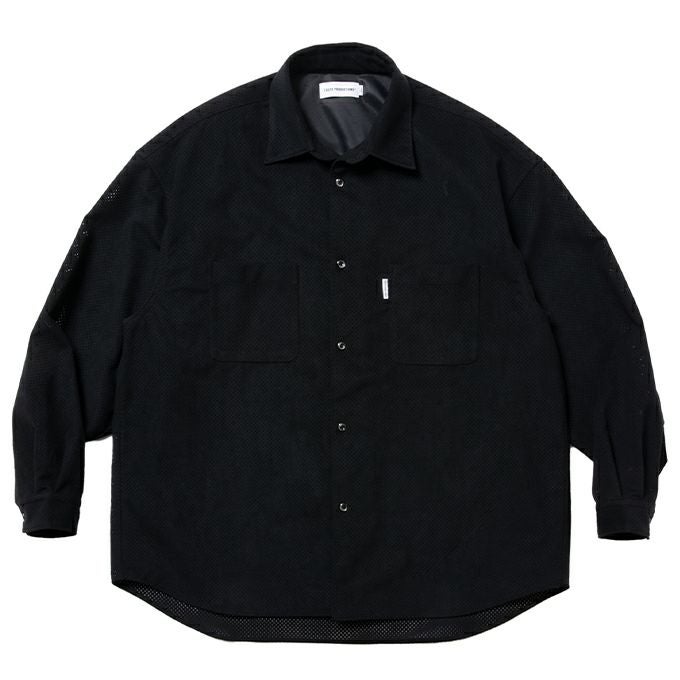 クーティー Punching Faux Suede Work L/S Shirt COOTIE PRODUCTIONS PUNCHING FAUX SUEDE WORK L/S SHIRT | LOCKSTOCK