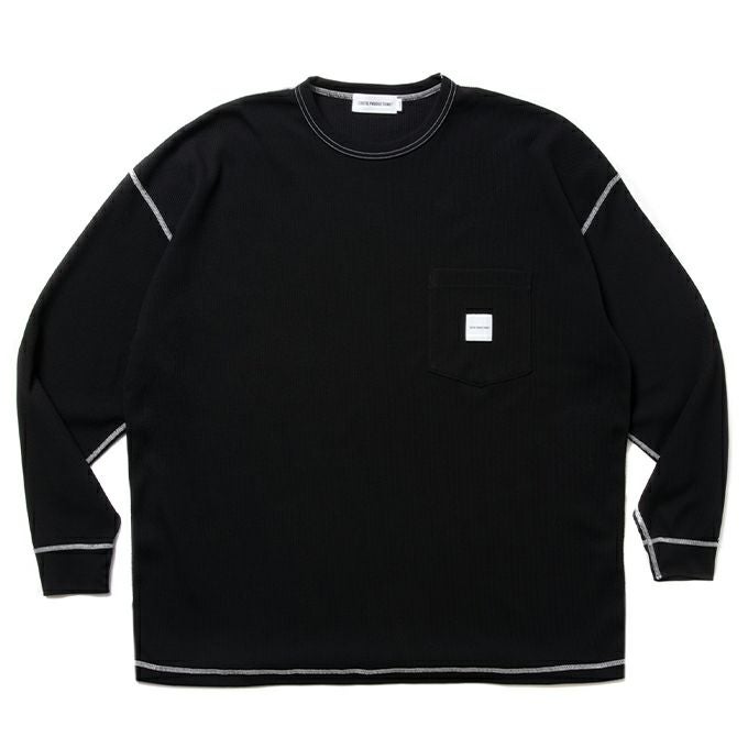 トップス COOTIE T/C Waffle Error Fit L/S Tee COOTIE PRODUCTIONS T/C WAFFLE ERROR FIT L/S TEE | LOCKSTOCK/STLIKE