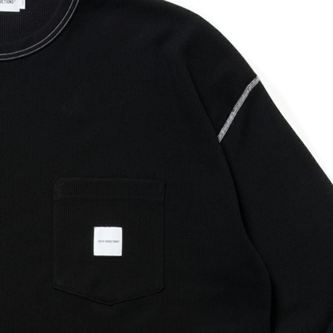 COOTIE PRODUCTIONS T/C WAFFLE ERROR FIT L/S TEE | LOCKSTOCK/STLIKE