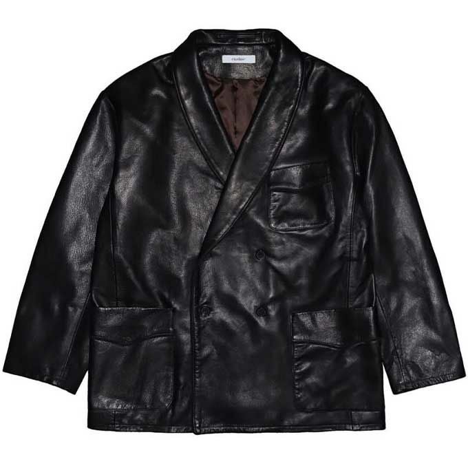 EXODUS LEATHER DOUBLE SMOKING JACKET | LOCKSTOCK/STLIKE