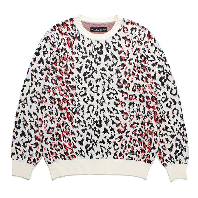 ワコマリア　25SS LEOPARD JACQUARD KNIT SWEATER WACKO MARIA LEOPARD JACQUARD KNIT SWEATER ( TYPE-1 ) | LOCKSTOCK