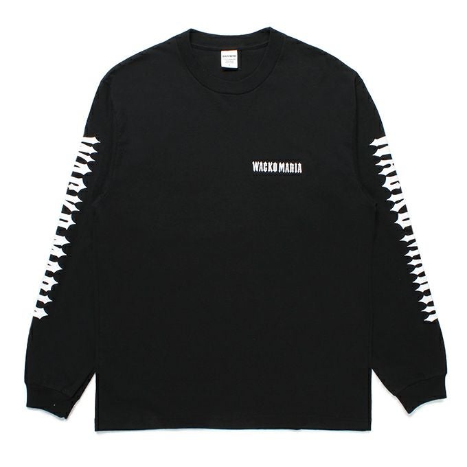 WACKO MARIA WASHED HEAVY WEIGHT CREW NECK LONG SLEEVE T-SHIRT