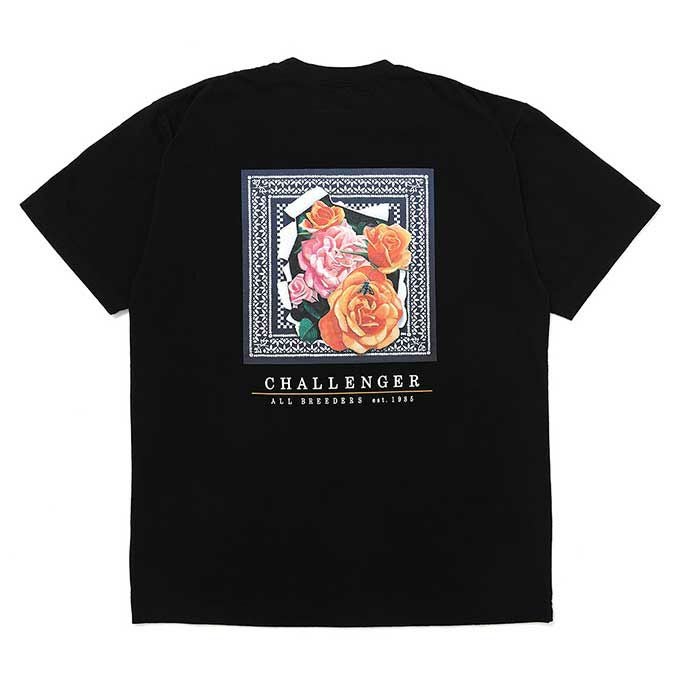 CHALLENGER ROSE BANDANA TEE | LOCKSTOCK/STLIKE