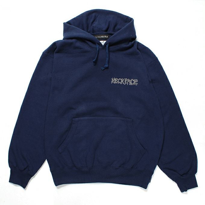WACKOMARIA×NECKFACE / ジップパーカー ネイビー　Mサイズ WACKO MARIA NECK FACE / HEAVY WEIGHT PULLOVER HOODED SWEAT SHIRT