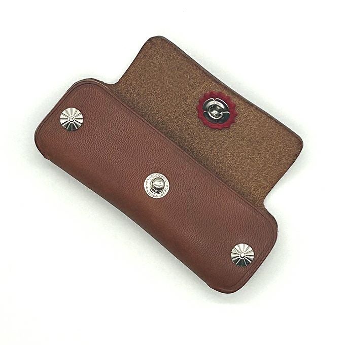 LARRY SMITH LEATHER FLAP KEY FOB | LOCKSTOCK/STLIKE