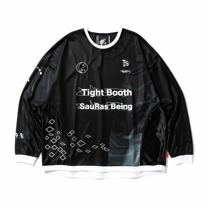 TIGHTBOOTH PRODUCTION TIGHTBOOTH x SauRas Being L/S SOCCER JERSEY