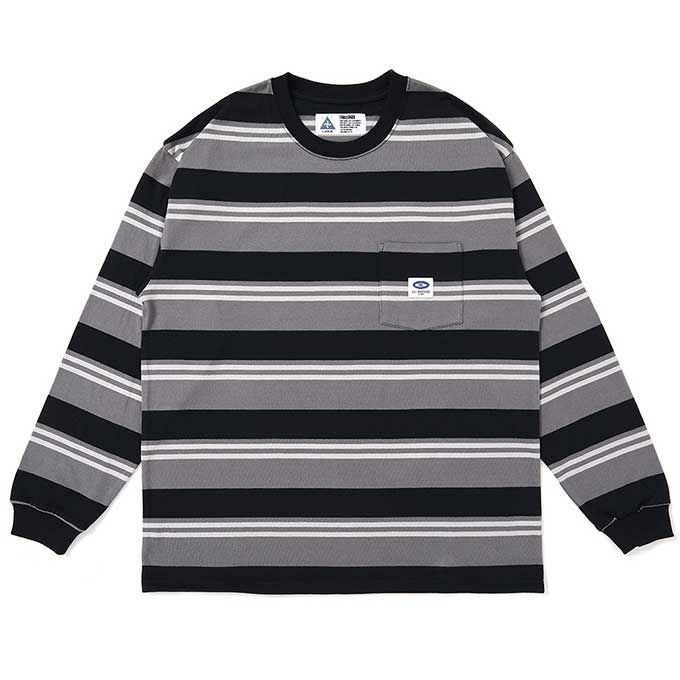 CHALLENGER L/S BORDER TEE | LOCKSTOCK/STLIKE