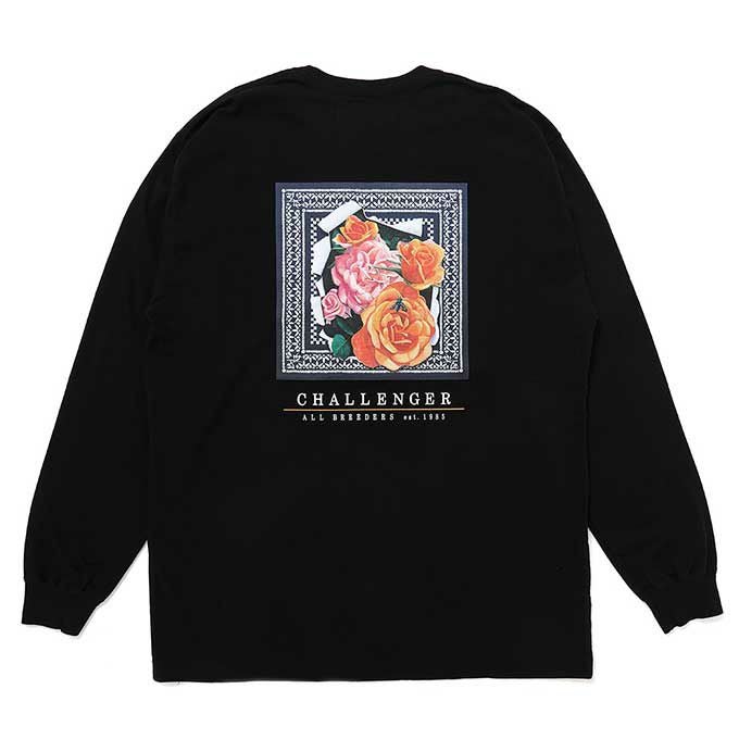 CHALLENGER L/S ROSE BANDANA TEE | LOCKSTOCK/STLIKE