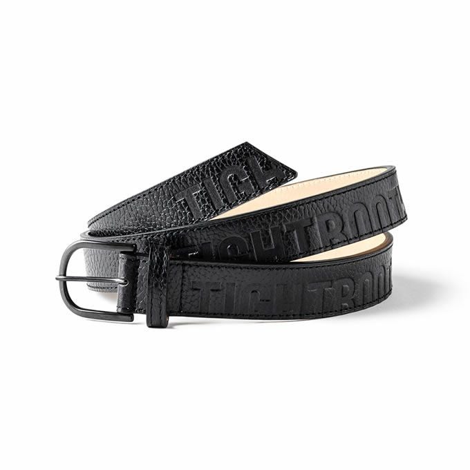 TIGHTBOOTH PRODUCTION LEATHER LOGO BELT | LOCKSTOCK/STLIKE