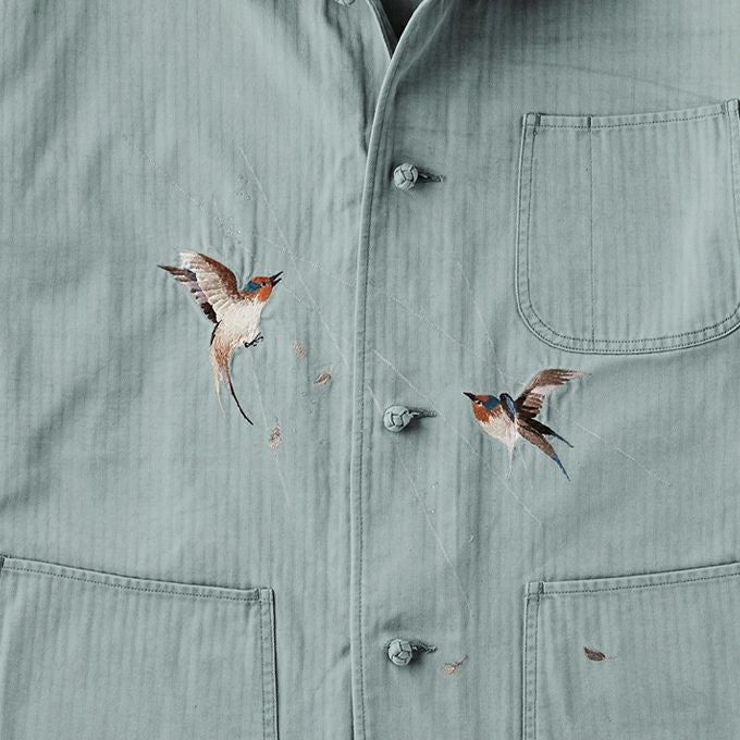 OLD JOE&CO PATINA HERRINGBONE SOUVENIR JACKET | LOCKSTOCK/STLIKE OLD JOE&CO PATINA HERRINGBONE SOUVENIR JACKET | LOCKSTOCK/STLIKE