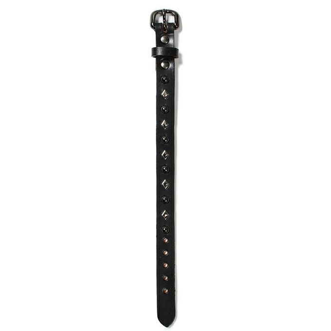 WACKO MARIA × WOLF'S HEAD リスト バンド WACKO MARIA WOLF'S HEAD / STUDS LEATHER WRIST BAND 15mm ( L