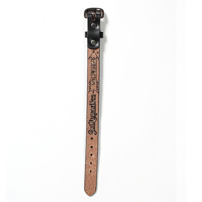 極美品 WACKO MARIA × WOLF'S HEAD リスト バンド WACKO MARIA WOLF'S HEAD / STUDS LEATHER WRIST BAND 15mm ( L