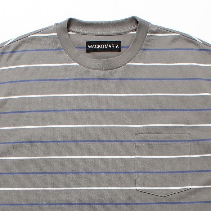 WACKO MARIA STRIPED CREW NECK T-SHIRT ( TYPE-2 ) | LOCKSTOCK/STLIKE