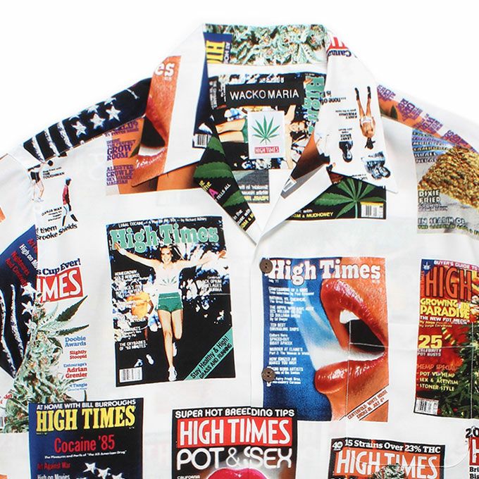 ワコマリア　High timesアロハシャツ麻柄 WACKO MARIA HIGH TIMES / HAWAIIAN SHIRT S/S | LOCKSTOCK/STLIKE