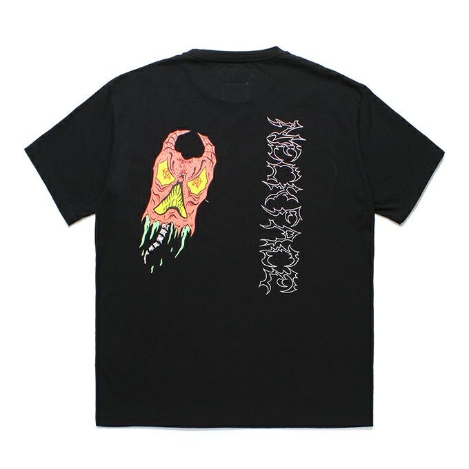WACKO MARIA NECK FACE / WASHED HEAVY WEIGHT CREW NECK T-SHIRT
