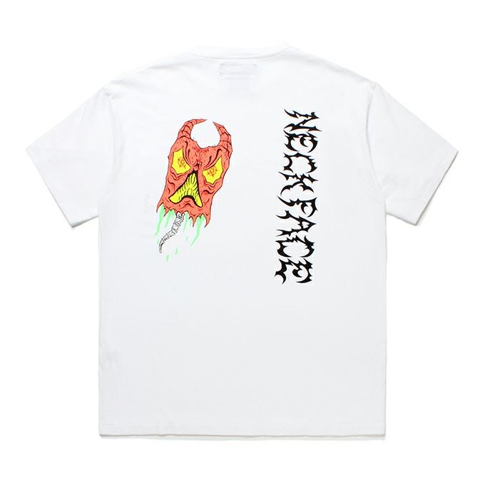 WACKO MARIA NECK FACE / WASHED HEAVY WEIGHT CREW NECK T-SHIRT 