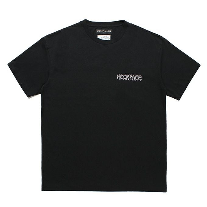 WACKO MARIA NECK FACE / WASHED HEAVY WEIGHT CREW NECK T-SHIRT