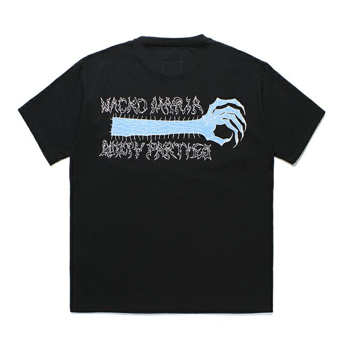 WACKO MARIA NECK FACE / WASHED HEAVY WEIGHT CREW NECK T-SHIRT