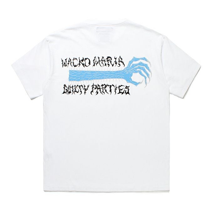 WACKO MARIA NECK FACE / WASHED HEAVY WEIGHT CREW NECK T-SHIRT