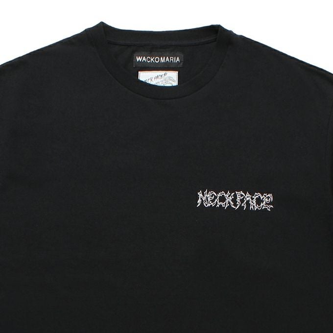 WACKO MARIA NECK FACE / WASHED HEAVY WEIGHT CREW NECK T-SHIRT