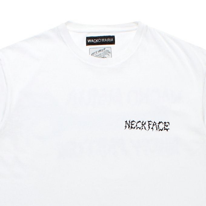WACKO MARIA NECK FACE / WASHED HEAVY WEIGHT CREW NECK T-SHIRT