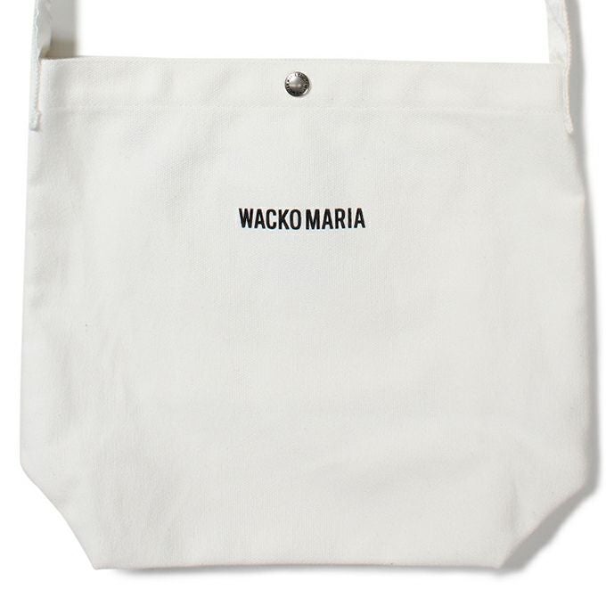 140◆WACKO MARIA DRAW STRING BAG WHITE WACKO MARIA(ワコマリア)｜SPEAK EASY / TOTE BAG｜正規通販取扱店 In