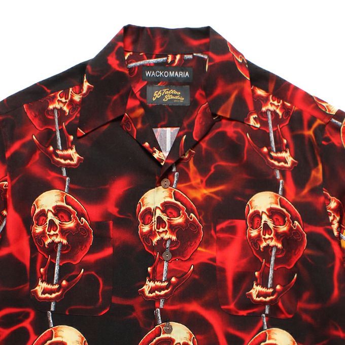 WACKO MARIA 56 TATTOO STUDIO / HAWAIIAN SHIRT S/S | LOCKSTOCK/STLIKE