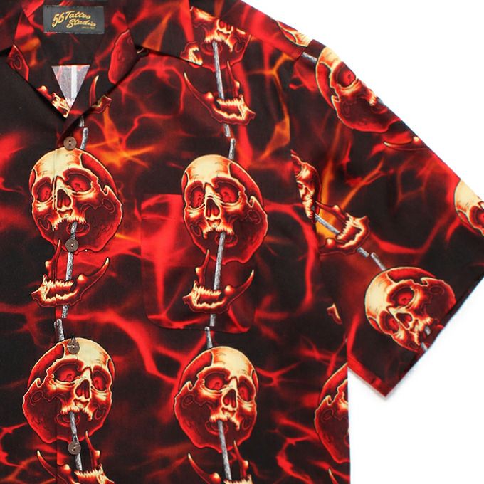 WACKO MARIA 56 TATTOO STUDIO / HAWAIIAN SHIRT S/S | LOCKSTOCK/STLIKE