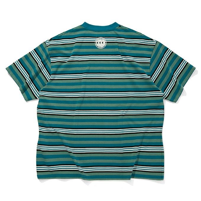 CITY COUNTRY CITY EMBROIDERED LOGO MULTI BORDER T-SHIRT 