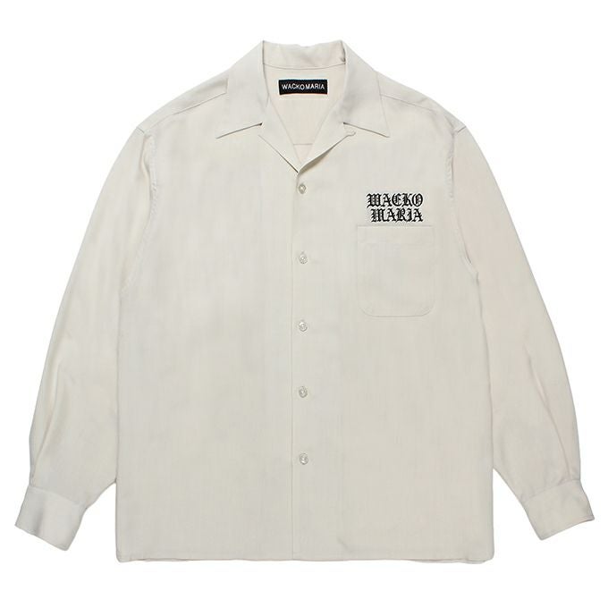 WACKO MARIA 50'S OPEN COLLAR SHIRT L/S ( TYPE-1 ) | LOCKSTOCK/STLIKE