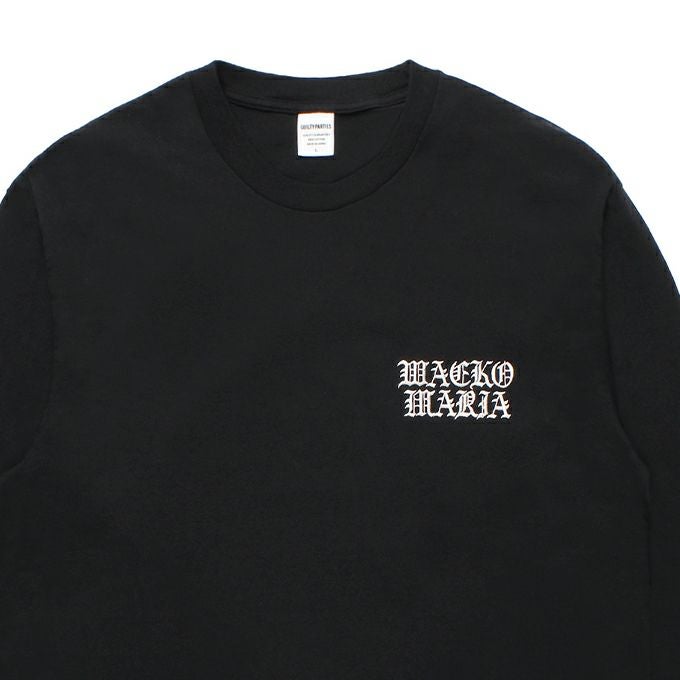 WACKO MARIA WASHED HEAVY WEIGHT CREW NECK LONG SLEEVE T-SHIRT