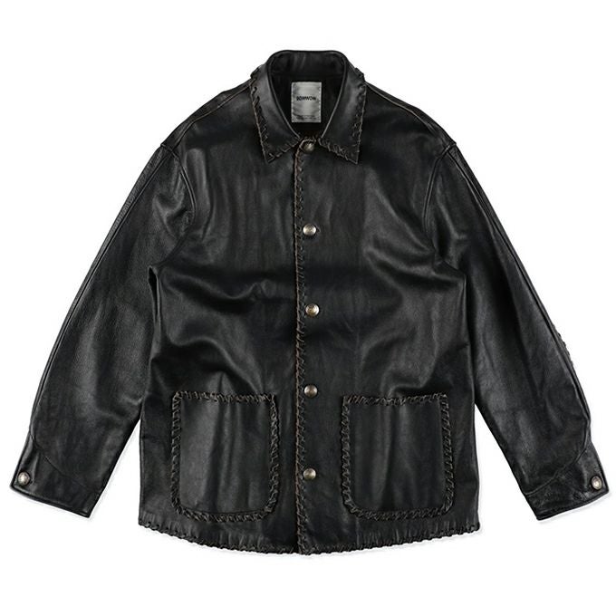 BOWWOW BRAIDED LEATHER COVERALL | LOCKSTOCK/STLIKE