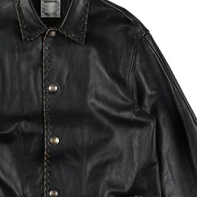 BOWWOW BRAIDED LEATHER COVERALL | LOCKSTOCK/STLIKE