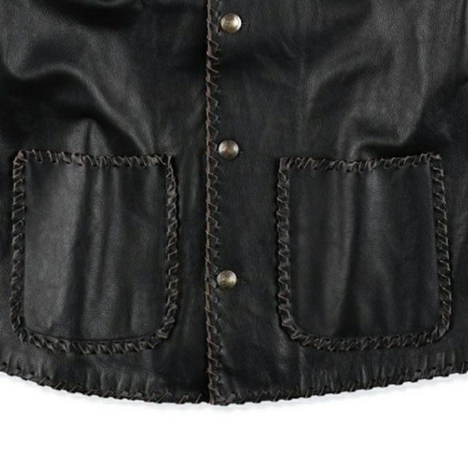 BOWWOW BRAIDED LEATHER COVERALL | LOCKSTOCK/STLIKE
