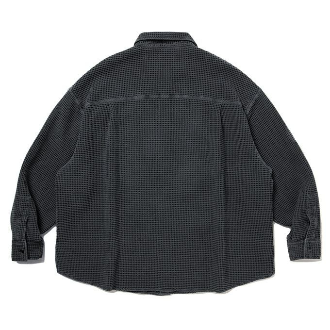 COOTIE PRODUCTIONS PIGMENT DYED WAFFLE L/S SHIRT | LOCKSTOCK/STLIKE