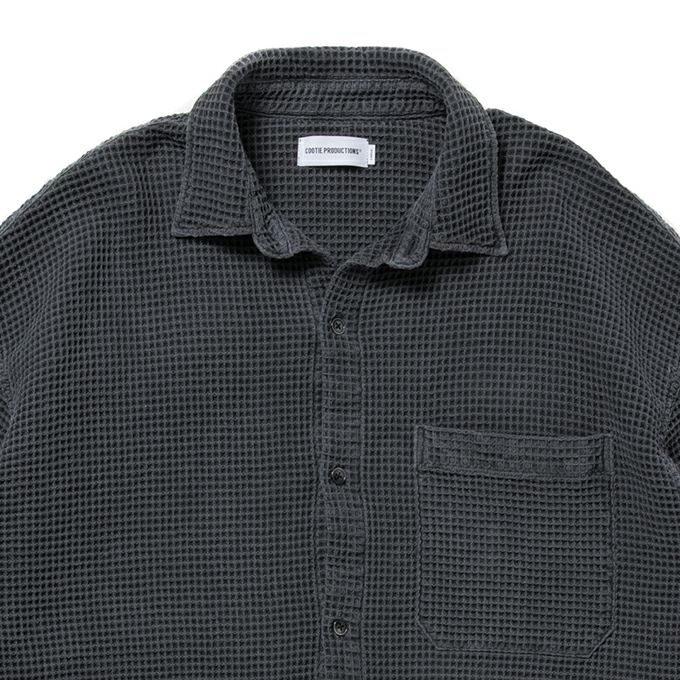 COOTIE PRODUCTIONS PIGMENT DYED WAFFLE L/S SHIRT | LOCKSTOCK/STLIKE