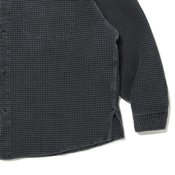 COOTIE PRODUCTIONS PIGMENT DYED WAFFLE L/S SHIRT | LOCKSTOCK/STLIKE