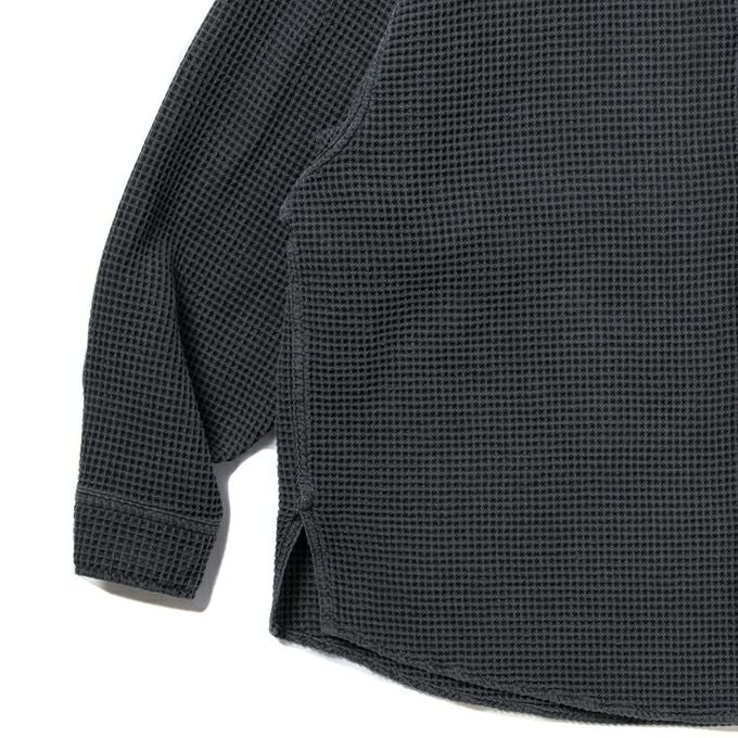 COOTIE PRODUCTIONS PIGMENT DYED WAFFLE L/S SHIRT | LOCKSTOCK/STLIKE