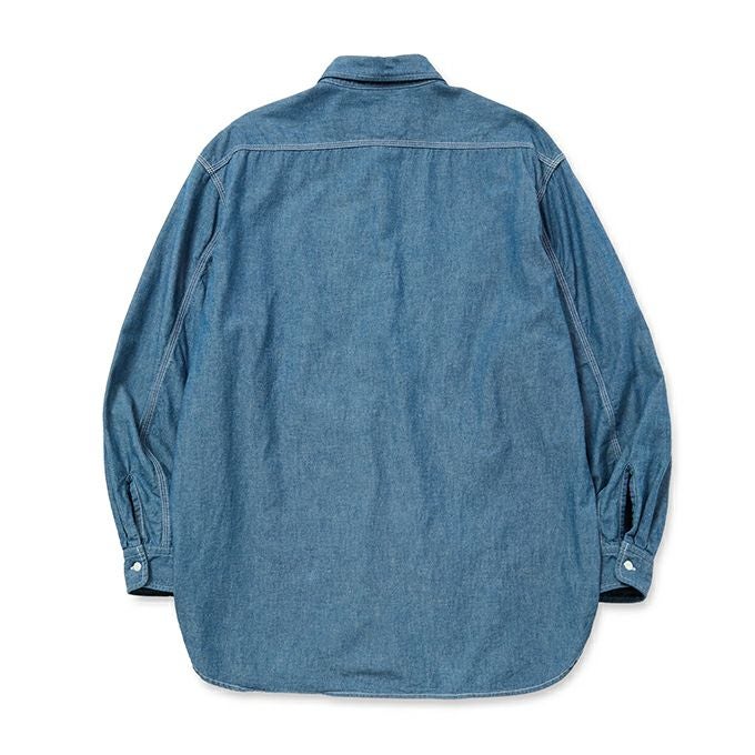 CALEE VINTAGE TYPE CHAMBRAY L/S SH | LOCKSTOCK/STLIKE