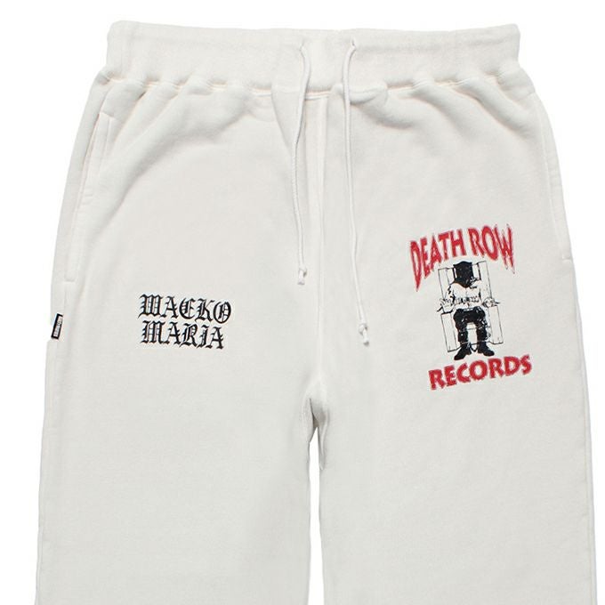 WACKO MARIA DEATH ROW RECORDS / WASHED MIDDLE WEIGHT SWEAT PANTS