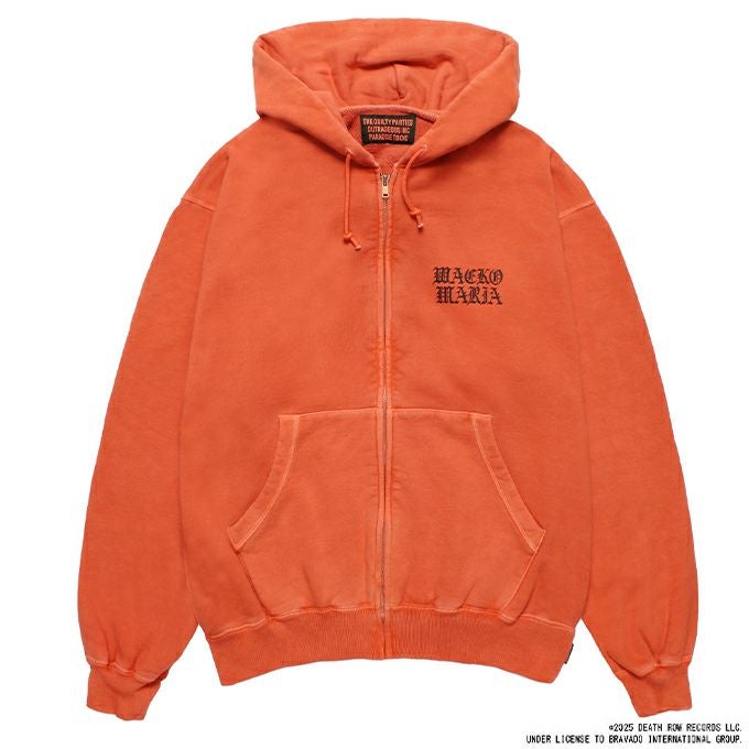 WACKO MARIA DEATH ROW RECORDS / WASHED MIDDLE WEIGHT FULL ZIP