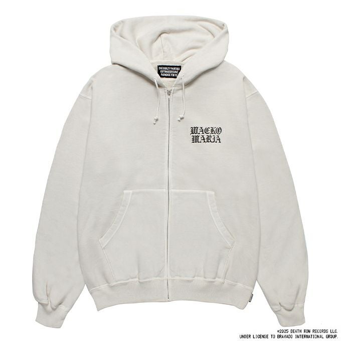 WACKO MARIA DEATH ROW RECORDS / WASHED MIDDLE WEIGHT FULL ZIP
