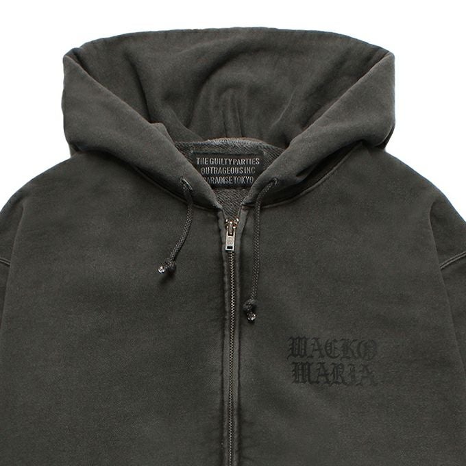 WACKO MARIA DEATH ROW RECORDS / WASHED MIDDLE WEIGHT FULL ZIP
