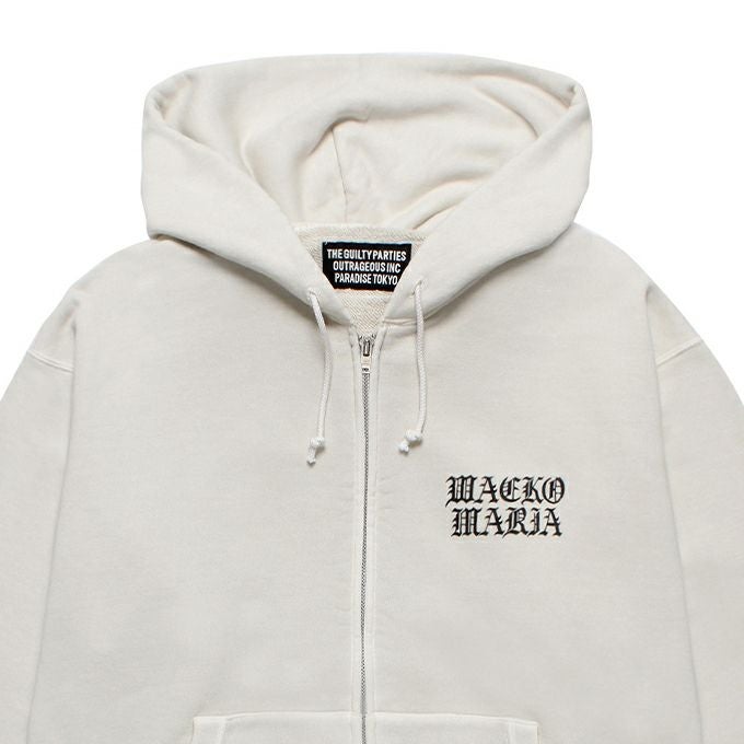 トップス wacko maria death row records WACKO MARIA DEATH ROW RECORDS / WASHED MIDDLE WEIGHT FULL ZIP