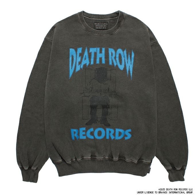 WACKO MARIA DEATH ROW RECORDS / WASHED MIDDLE WEIGHT CREW NECK WACKO MARIA DEATH ROW RECORDS / WASHED MIDDLE WEIGHT CREW NECK